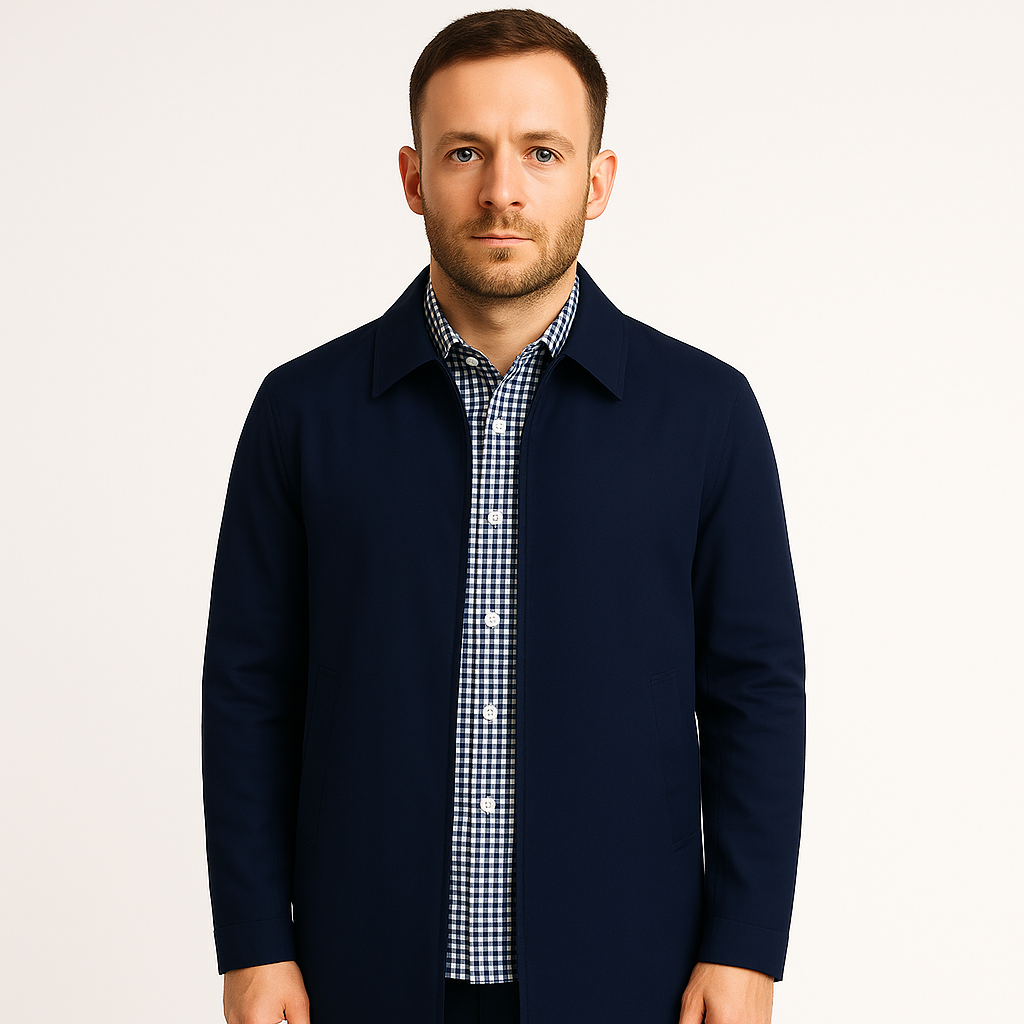 Męska biznesowa kurtka wiosenna z podszewką