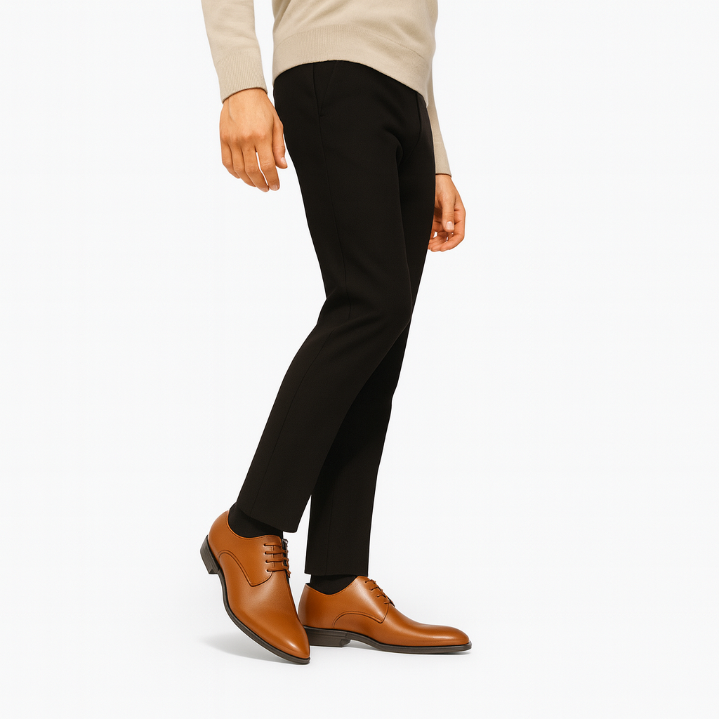 Męskie eleganckie buty letnie sznurowane