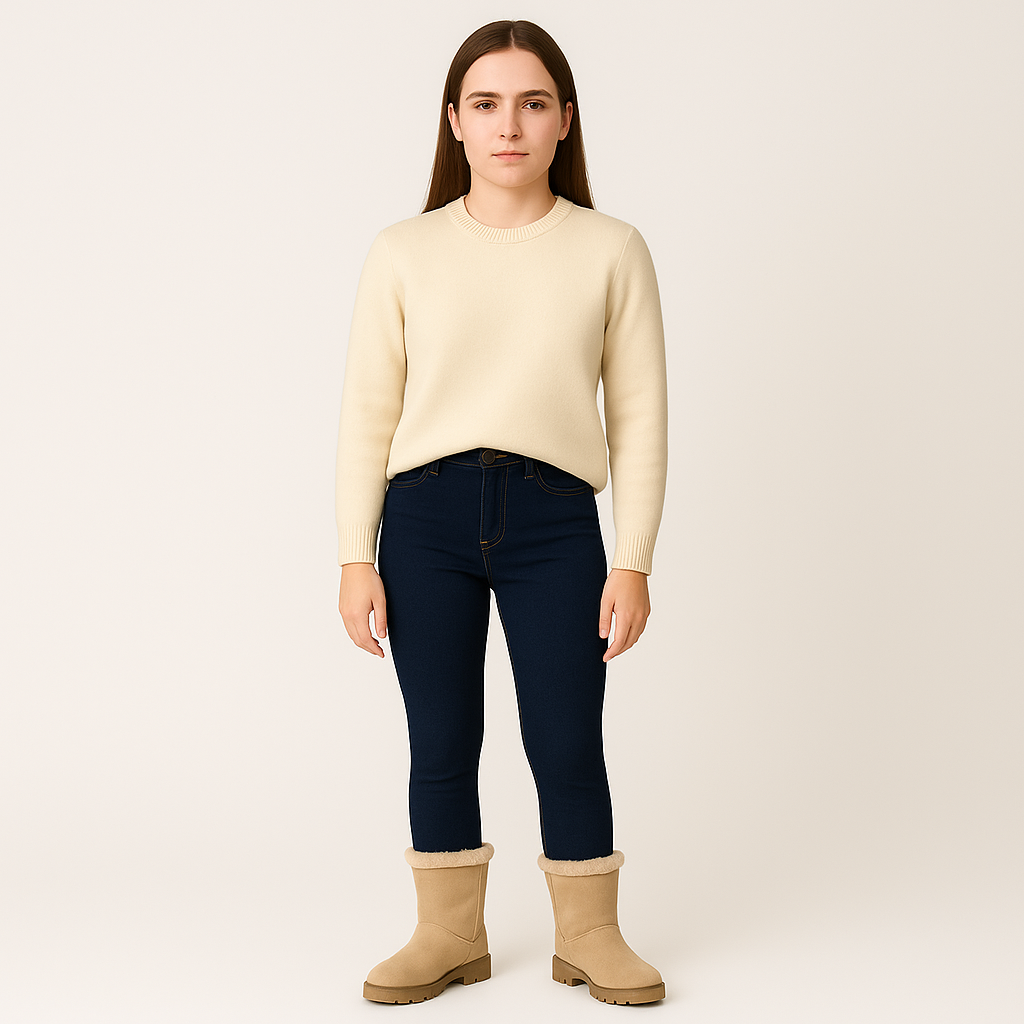 Damskie botki zimowe z ociepleniem i antypoślizgową podeszwą